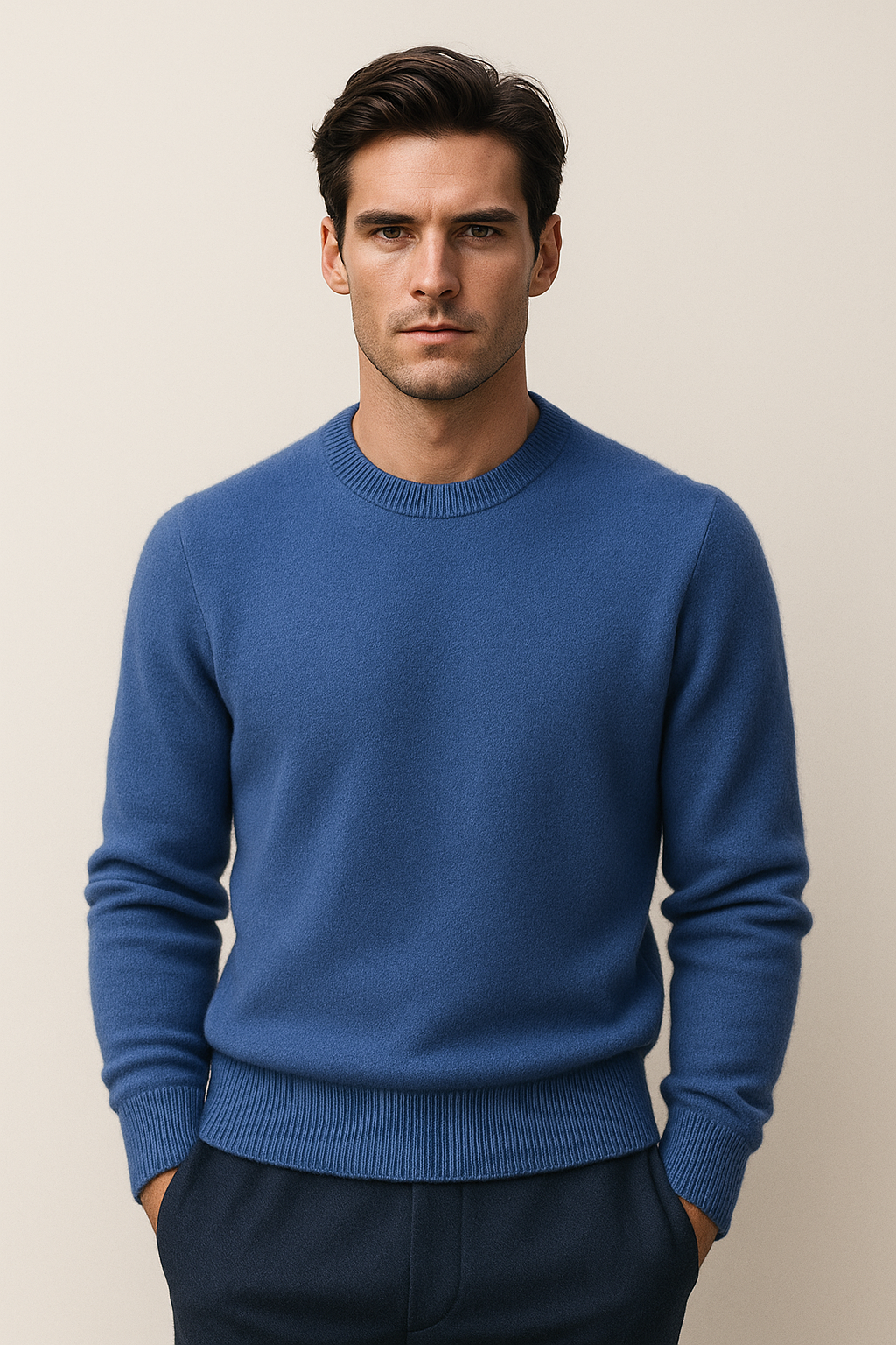 Santiano Tricot Cachemire Bleu