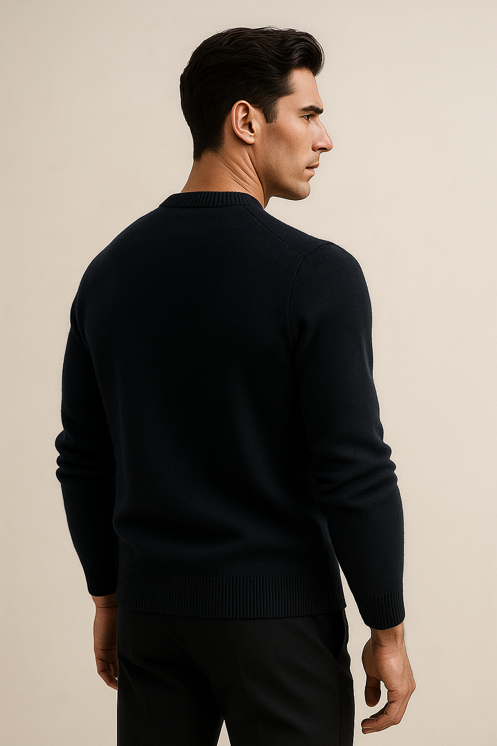 Santiano Tricot en Cachemire Marine