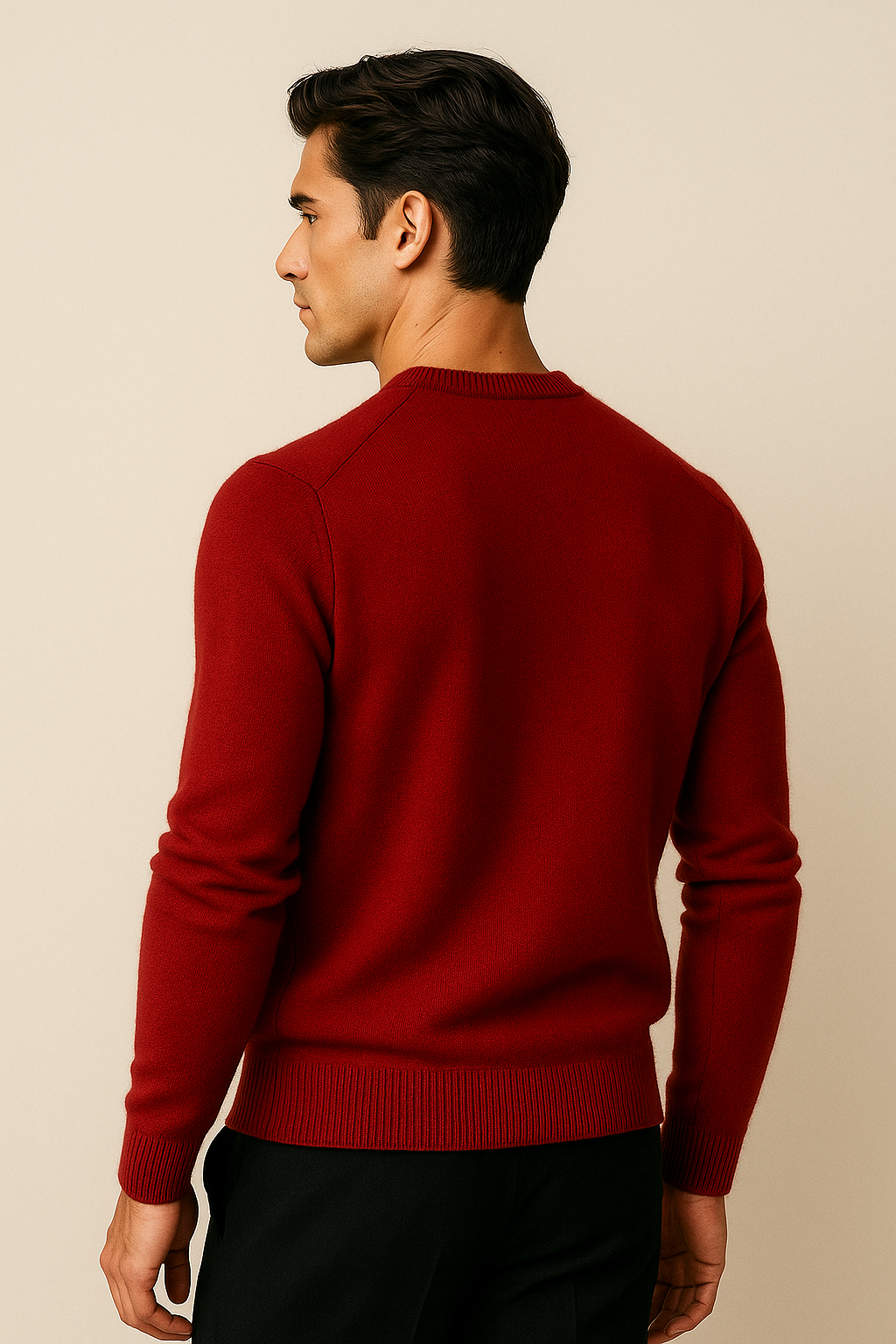 Pull en cachemire Santiano Bourgogne