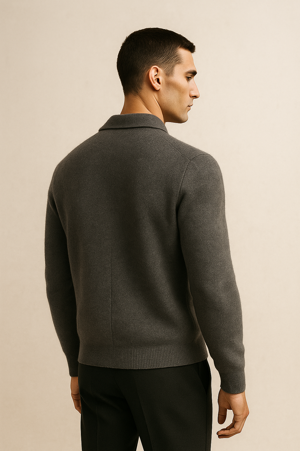 Cardigan en Cachemire Valero Graphite