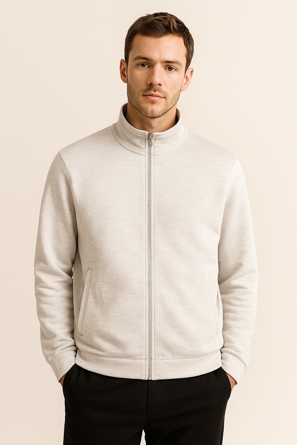 Veste Bomber Réversible Noire
