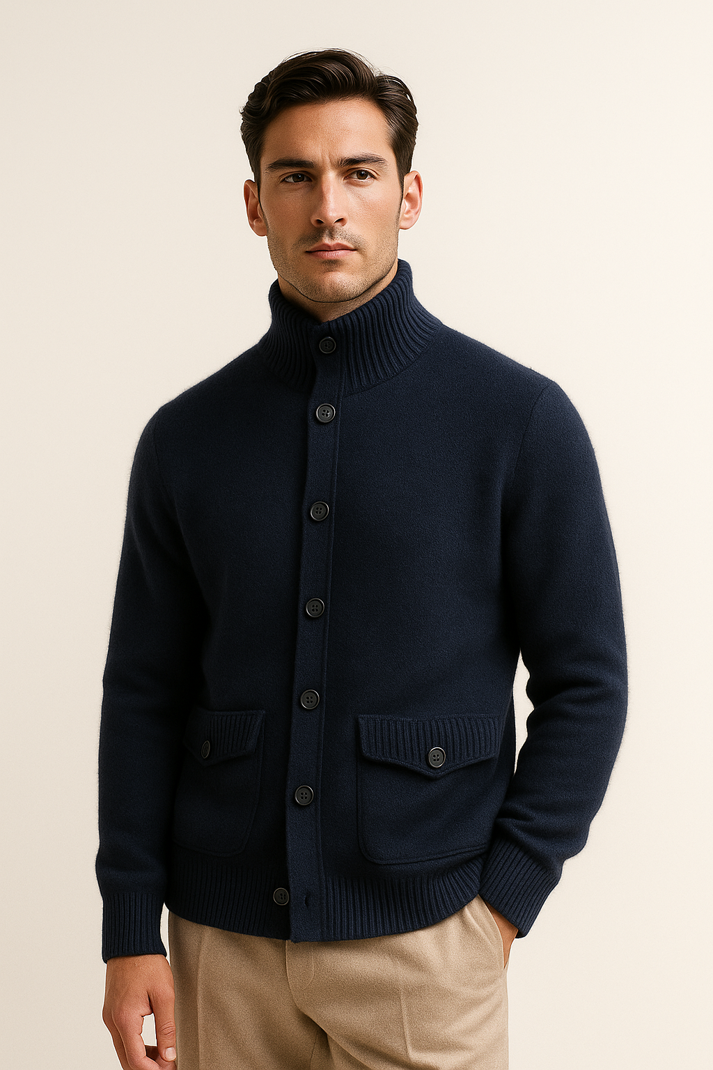 Cardigan en Cachemire Giotto Marine