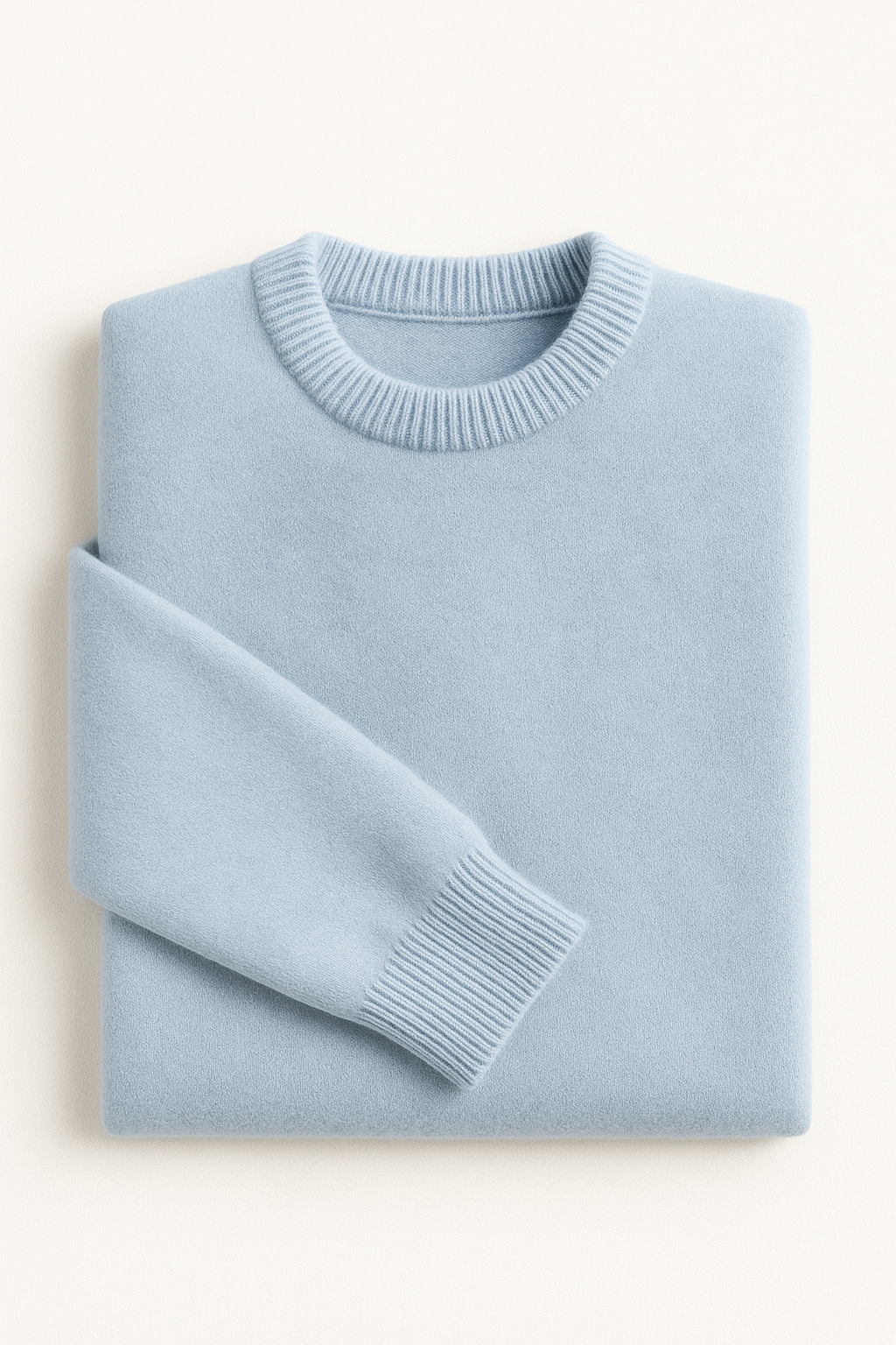Pull en Cachemire Santiano Bleu Clair