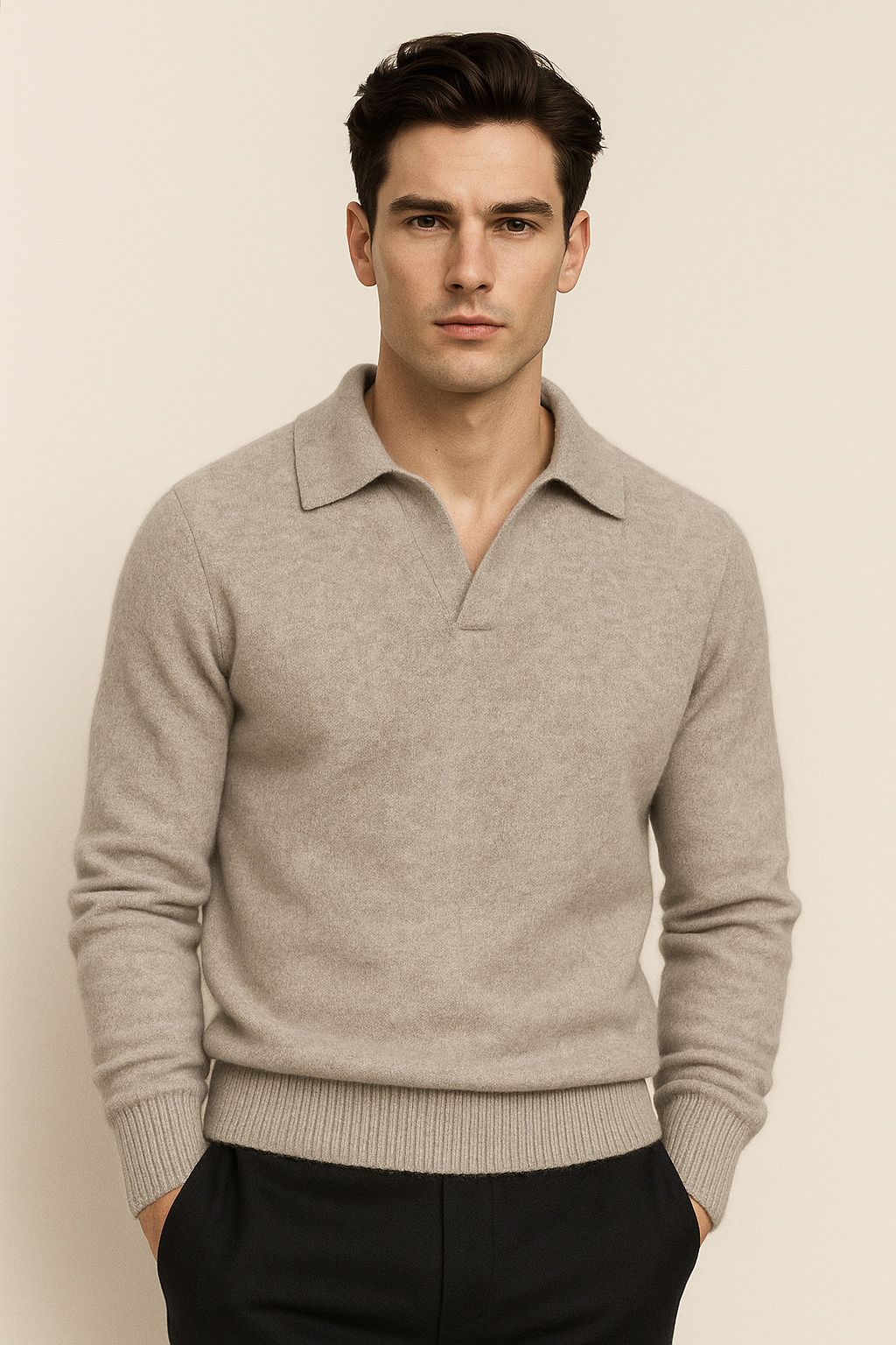 Polo en Cachemire Marencio Gris