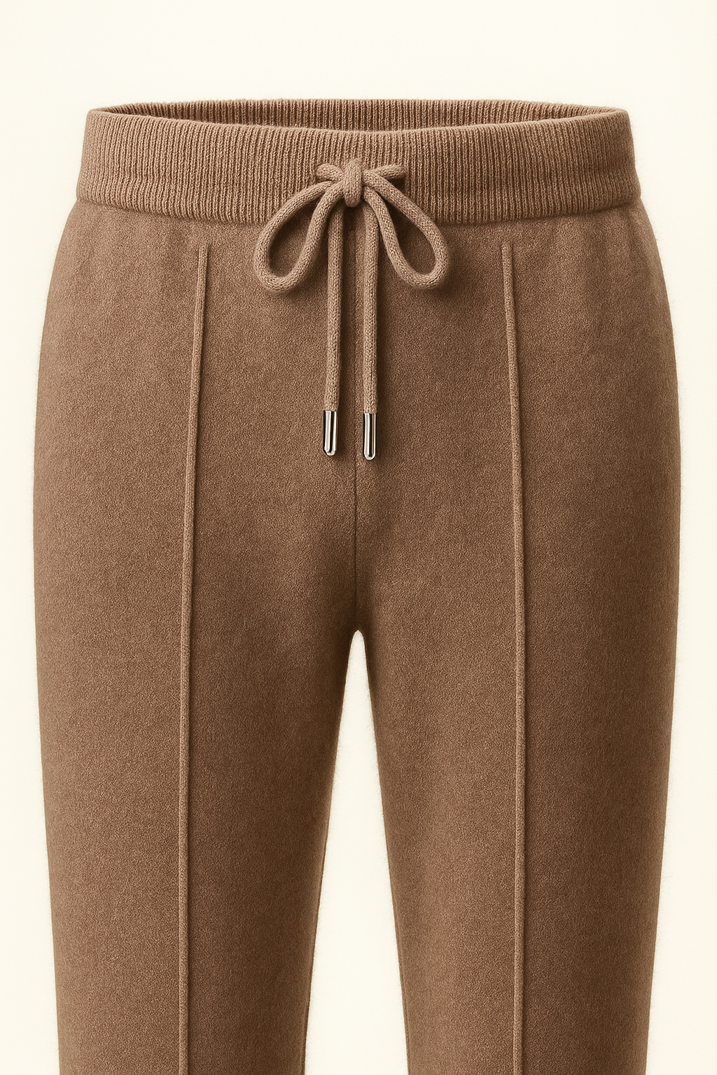 Pantalons en Cachemire Sartore Marron