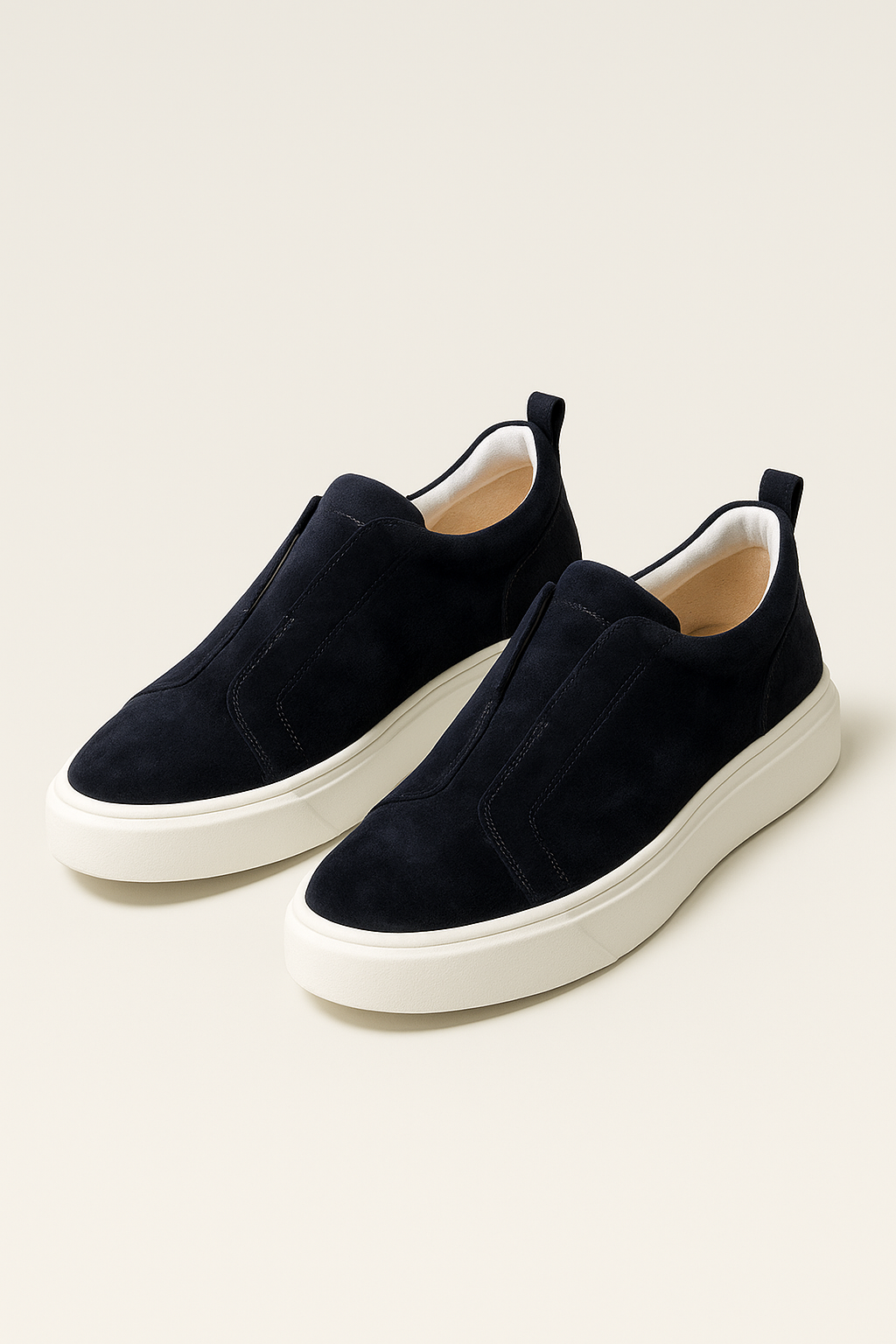 Emirali Suede Slip-On Marine