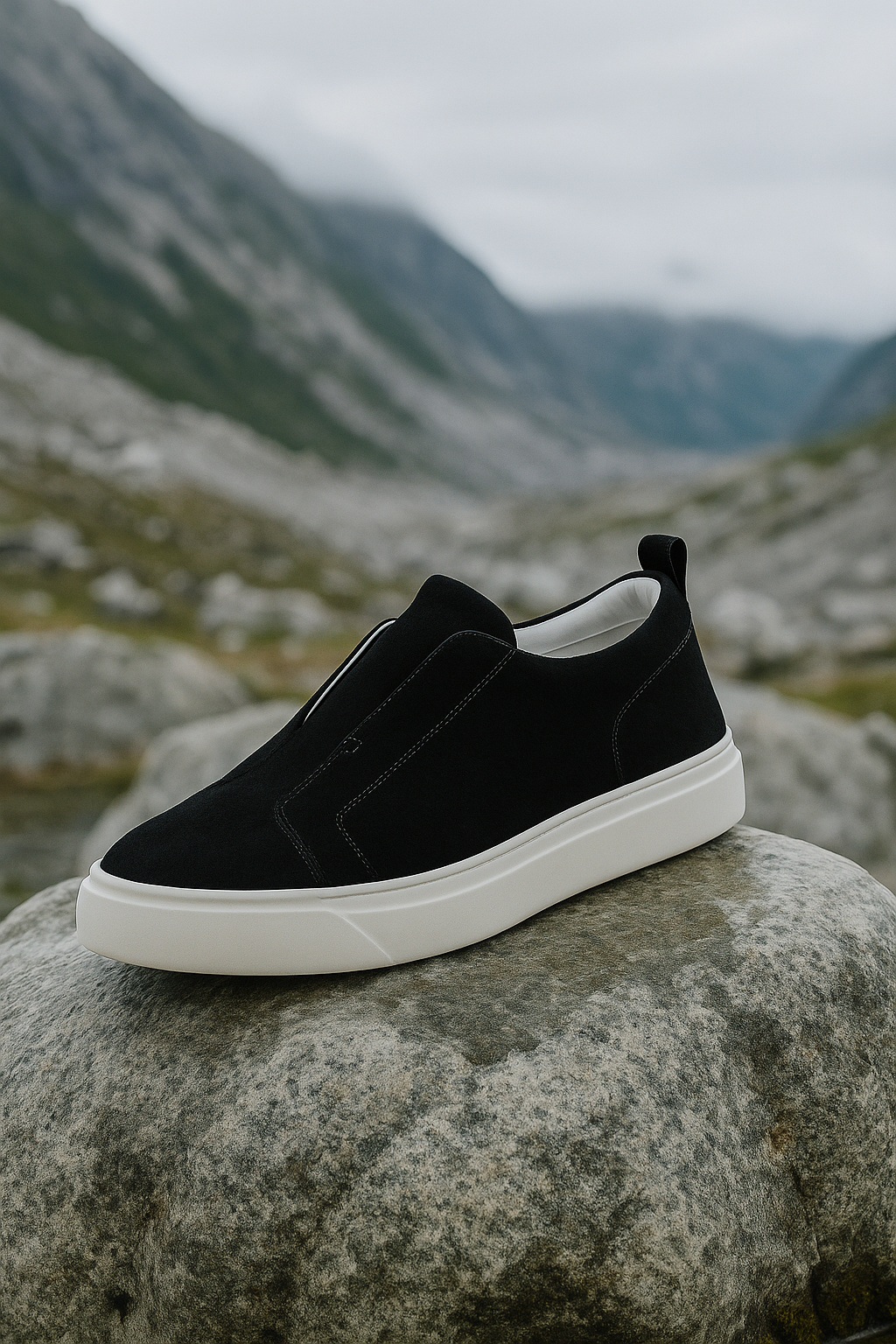 Emirali Slip-On Suède Noir