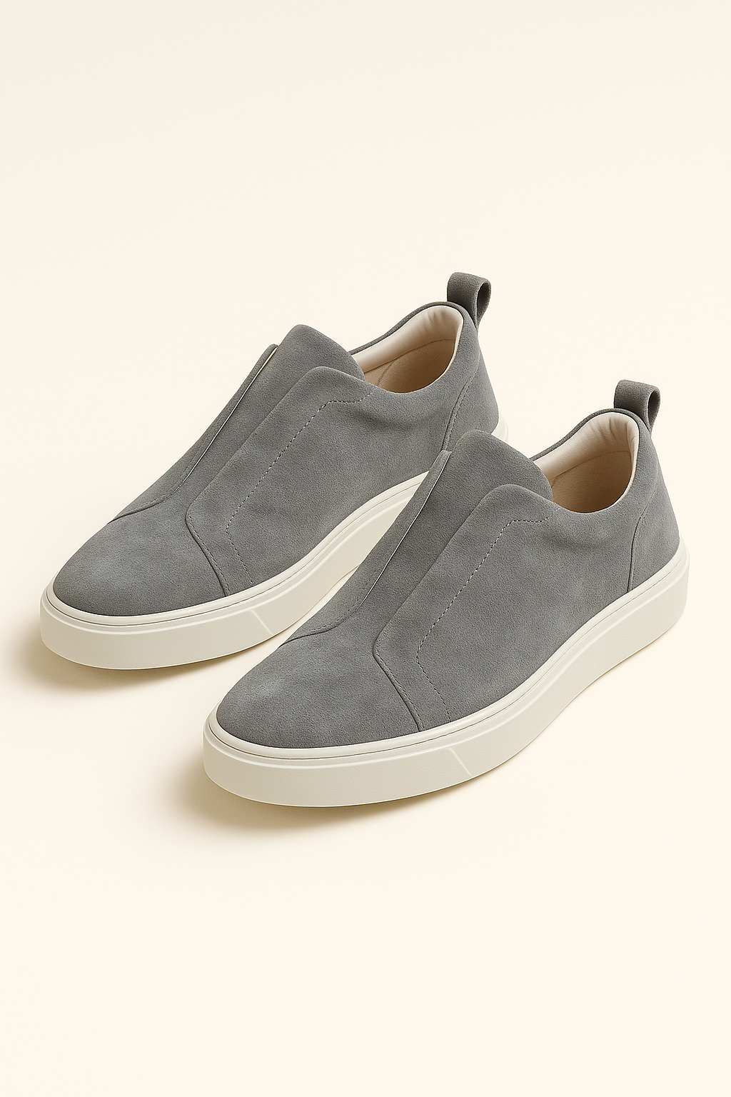 Emirali Suede Slip-On Gris