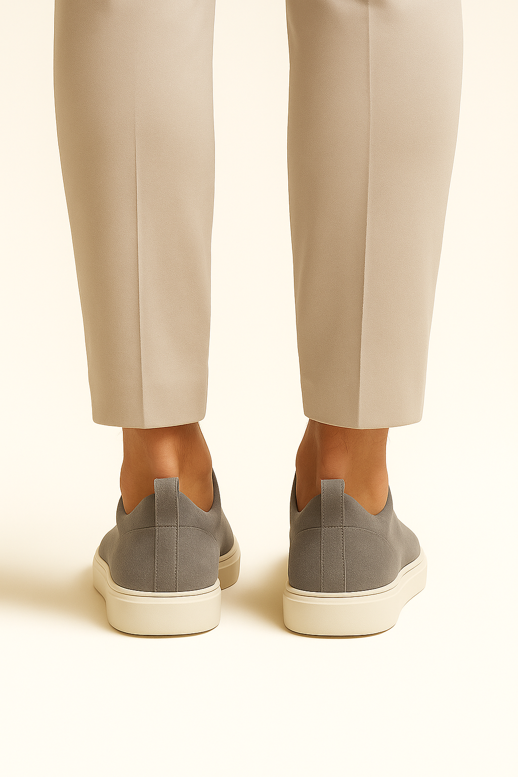 Emirali Suede Slip-On Gris