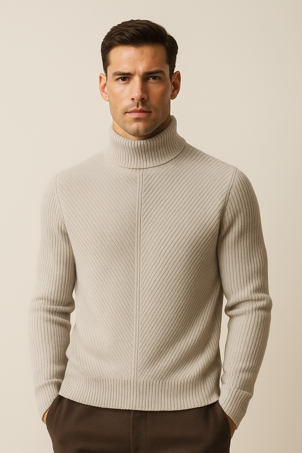 Pull Montari en Laine Mérinos Gris