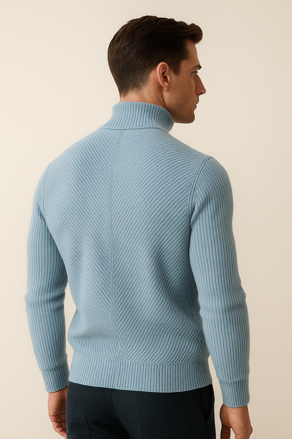 Pull Montari en Laine Mérinos Bleu