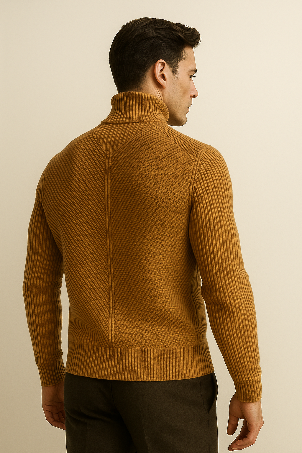 Pull Montari en Laine Mérinos Camel