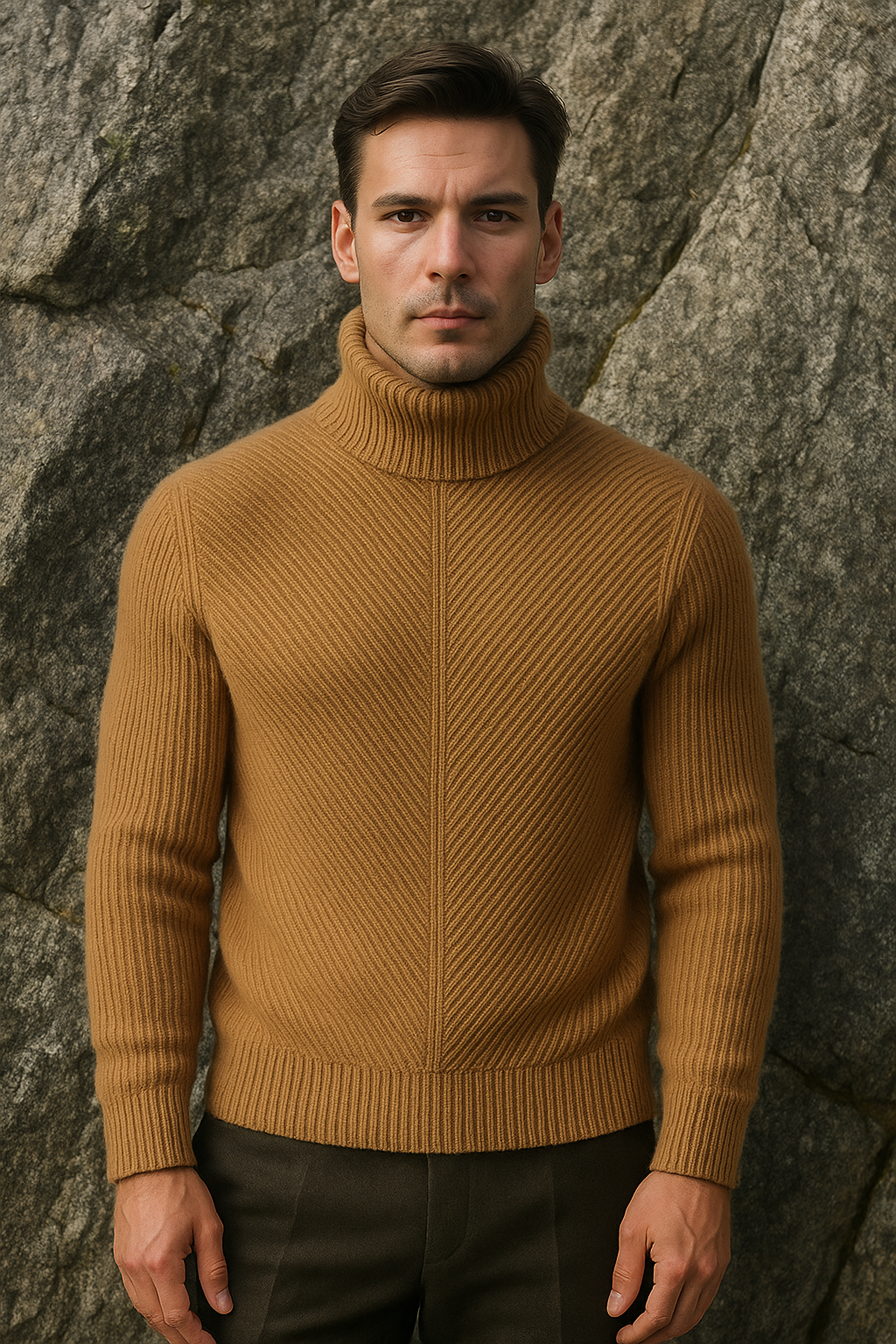 Pull Montari en Laine Mérinos Camel