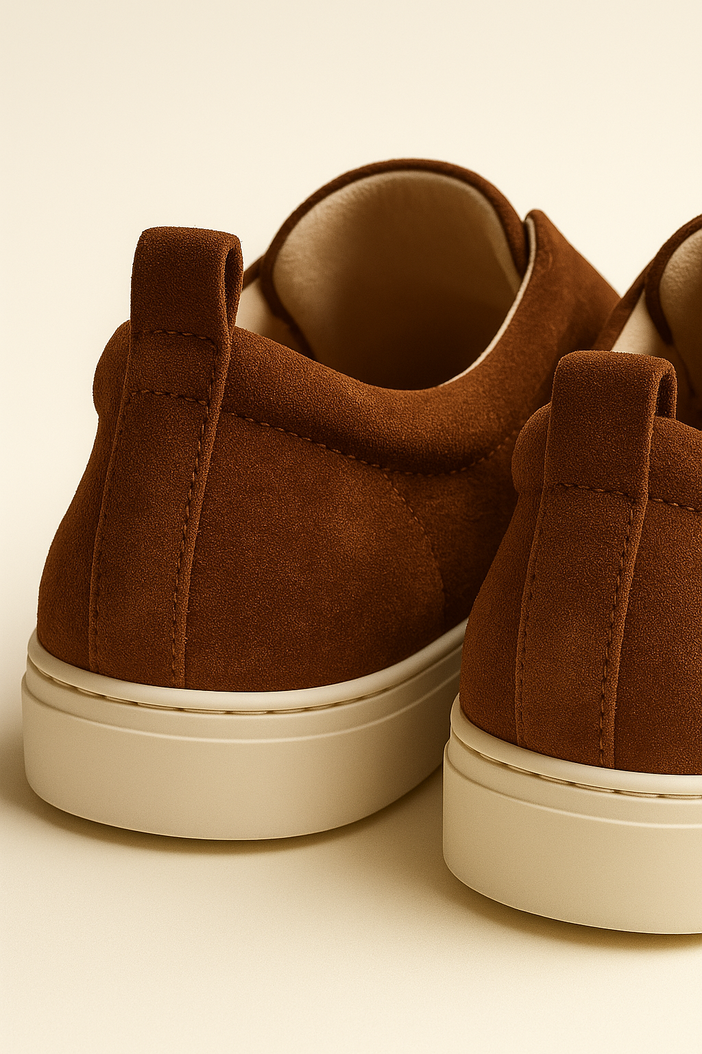 Emirali Suede Slip-On Marron