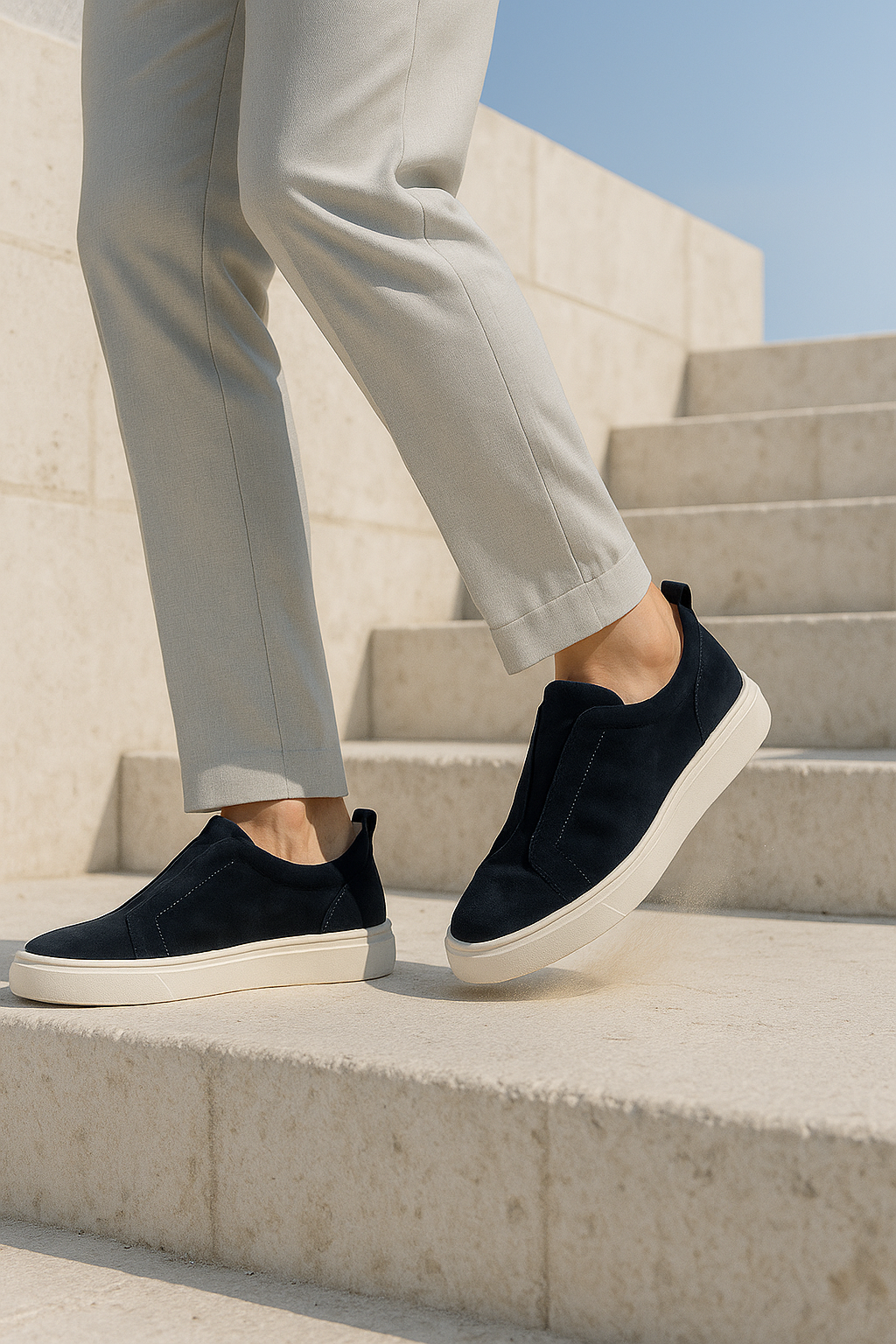 Emirali Slip-On Suède Noir