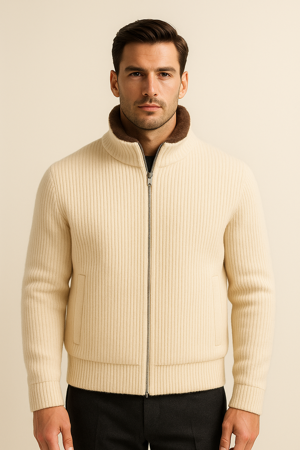 Valen Blouson Beige