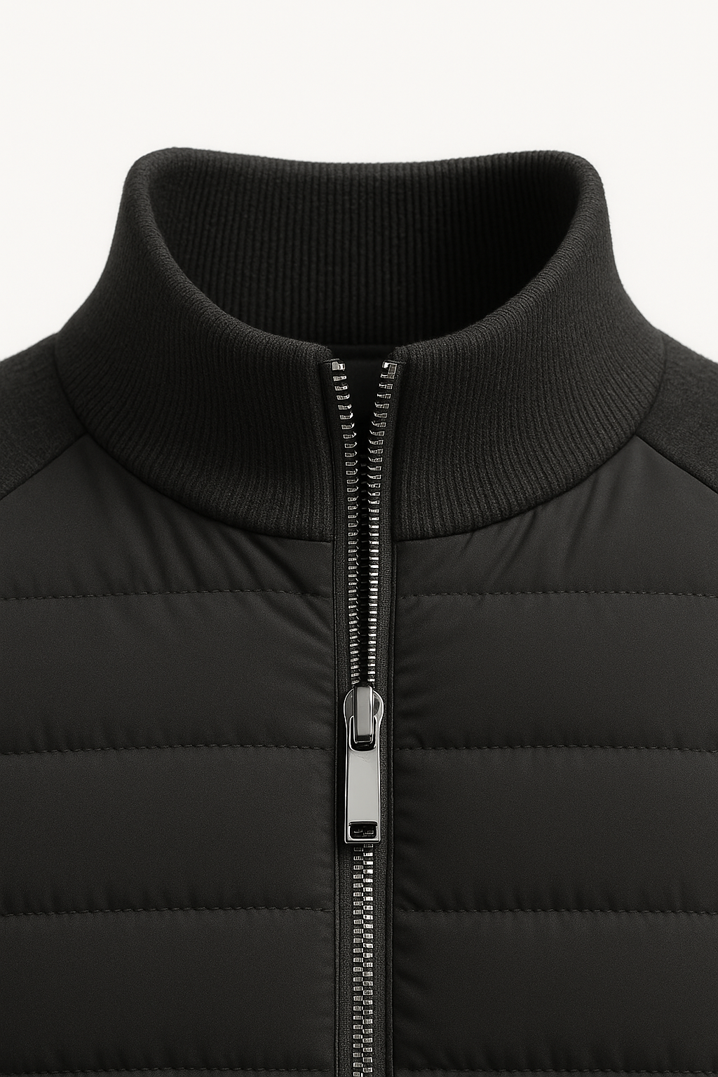 Veste Padded en Laine Sorrento Noire