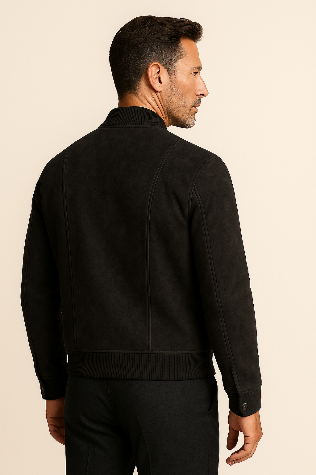 Bomber Suédé Montieri Noir