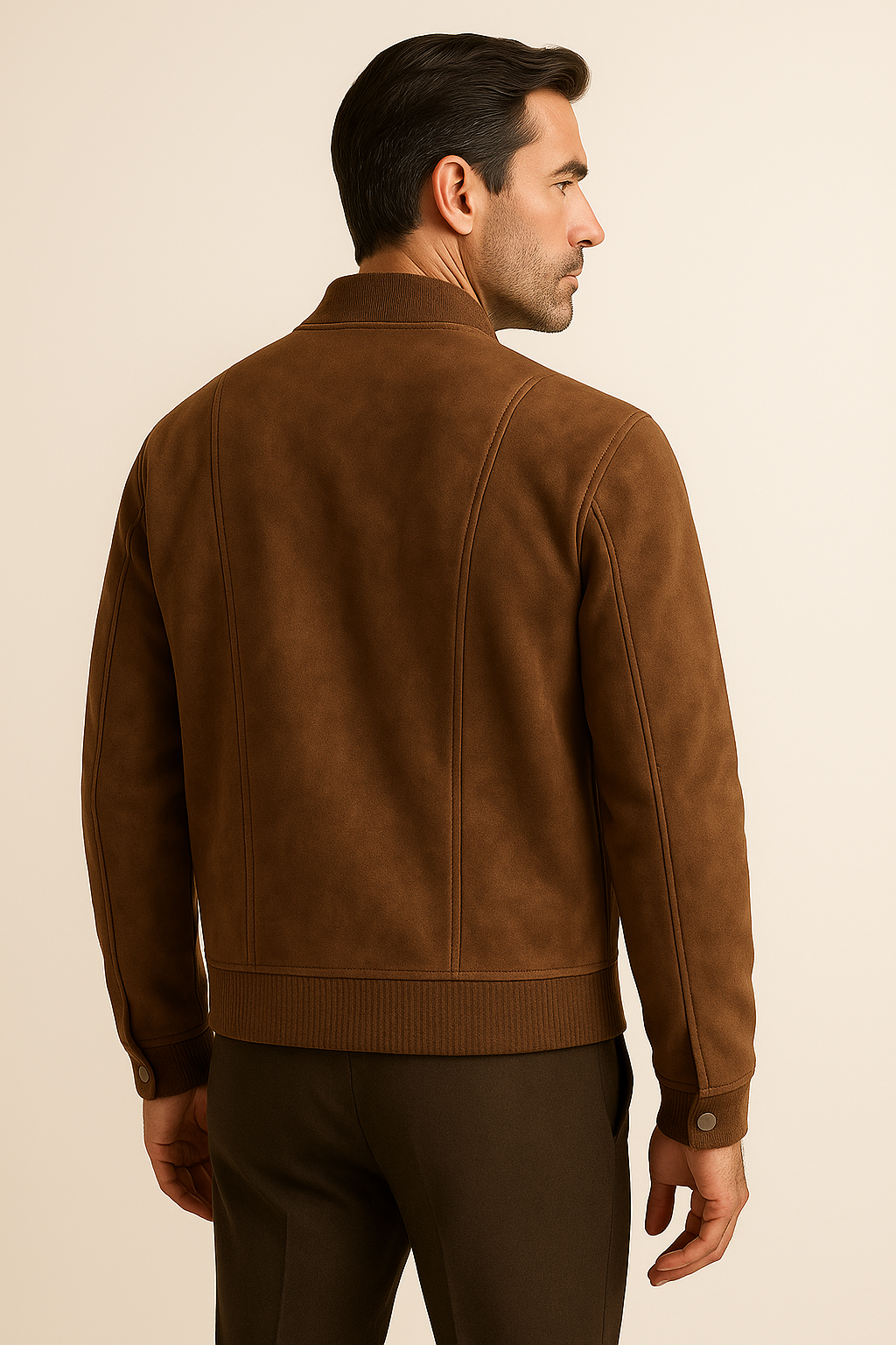 Bomber Suédé Montieri Marron