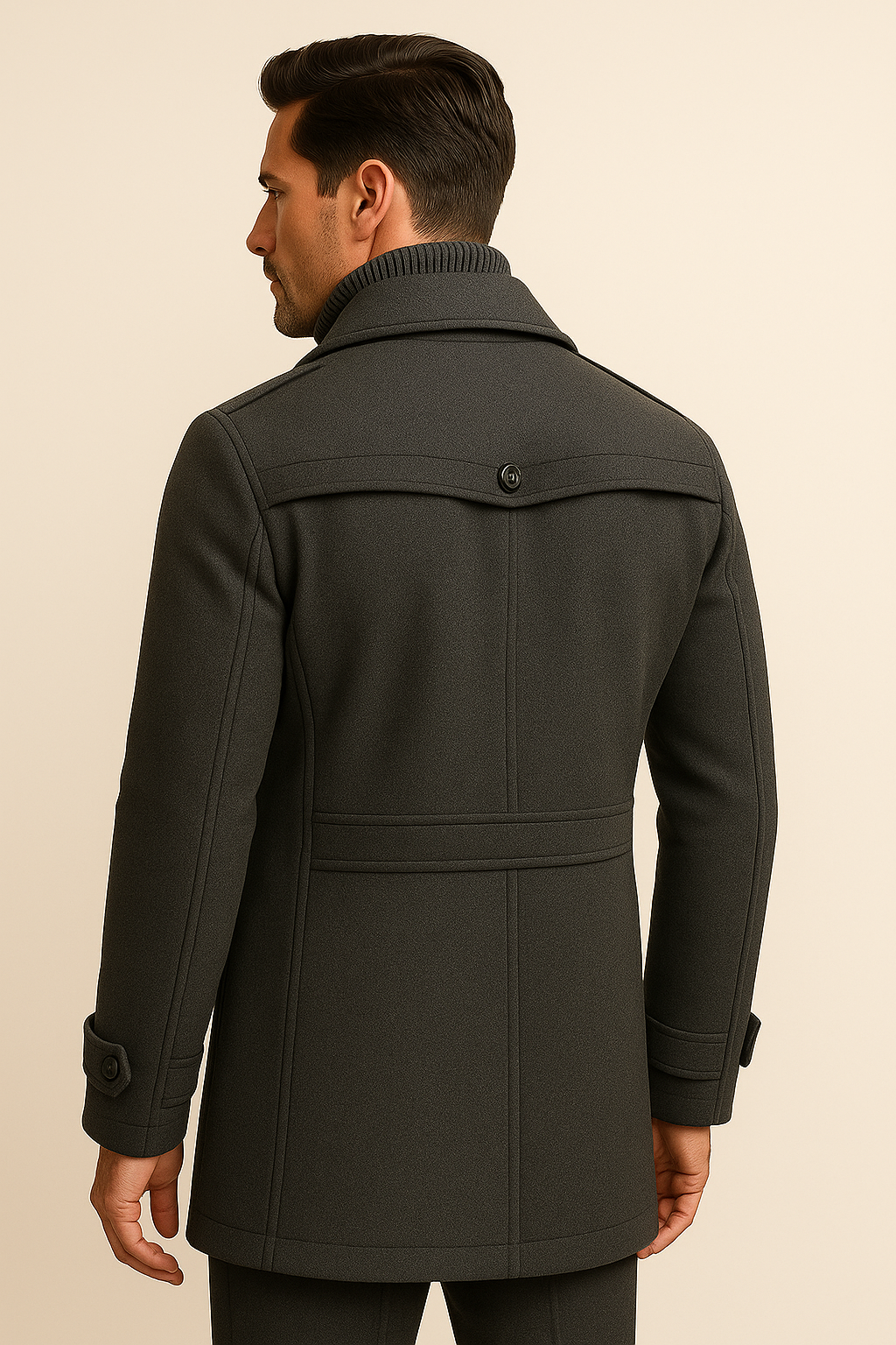 Manteau Melvin Field Gris
