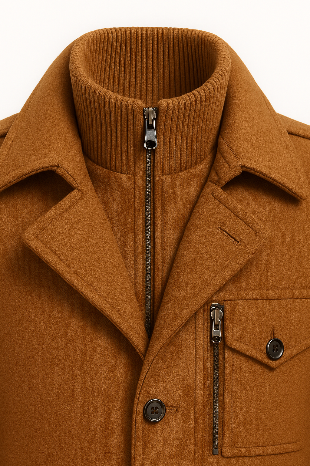 Manteau Melvin Field Orange