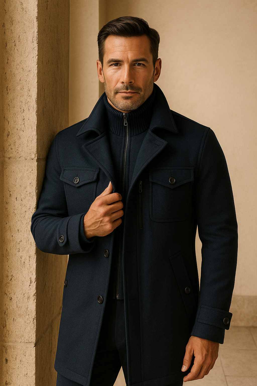Manteau Melvin Field Marine
