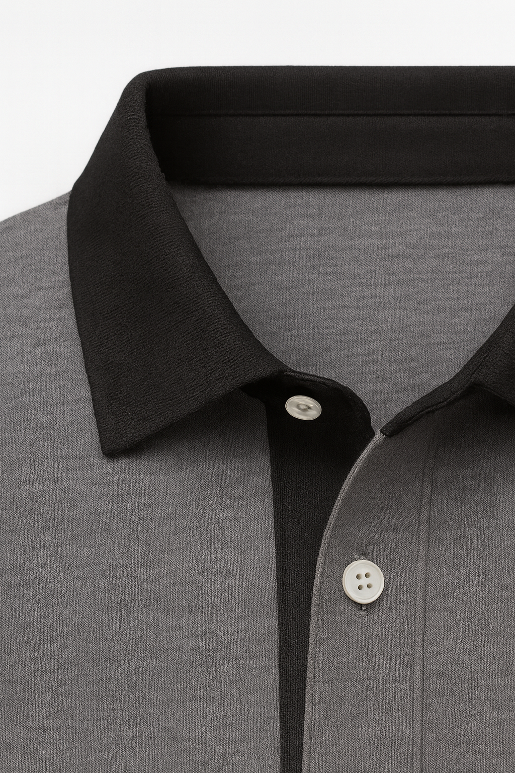 Polo Tricot Gris