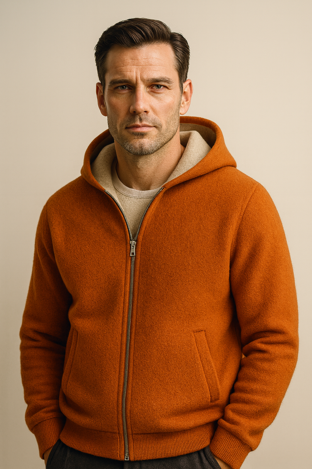 Gilet Zippé Marco Sable