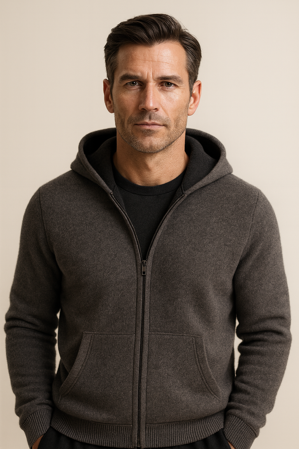 Gilet Marco ZIpper Noir