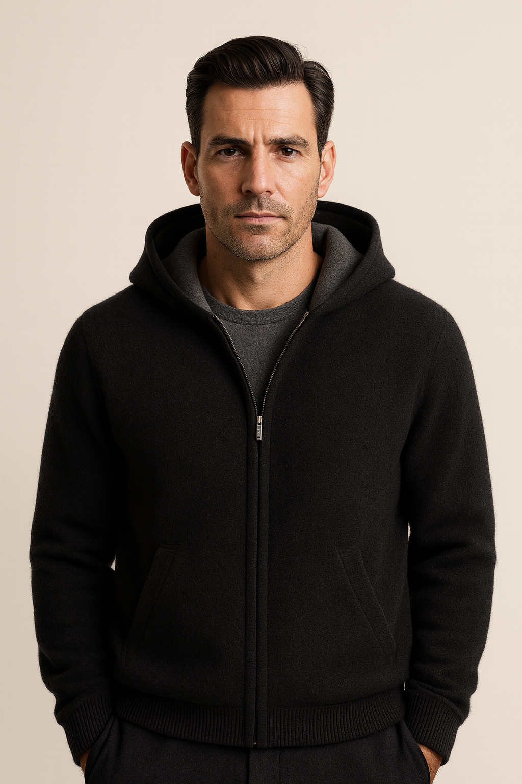 Gilet Marco ZIpper Noir