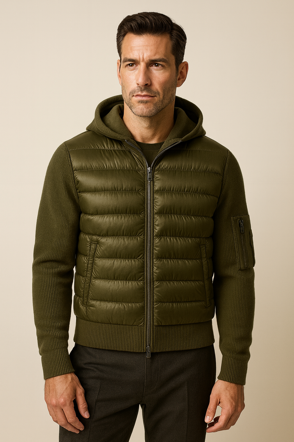 Veste Zip Valmero Verte