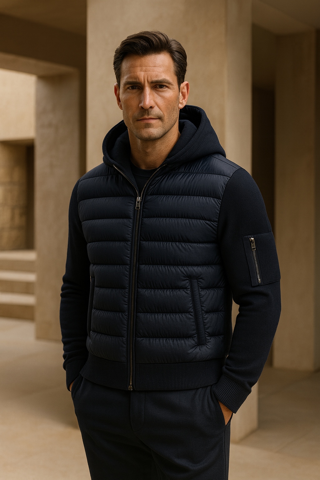 Veste Zip Valmero Marine