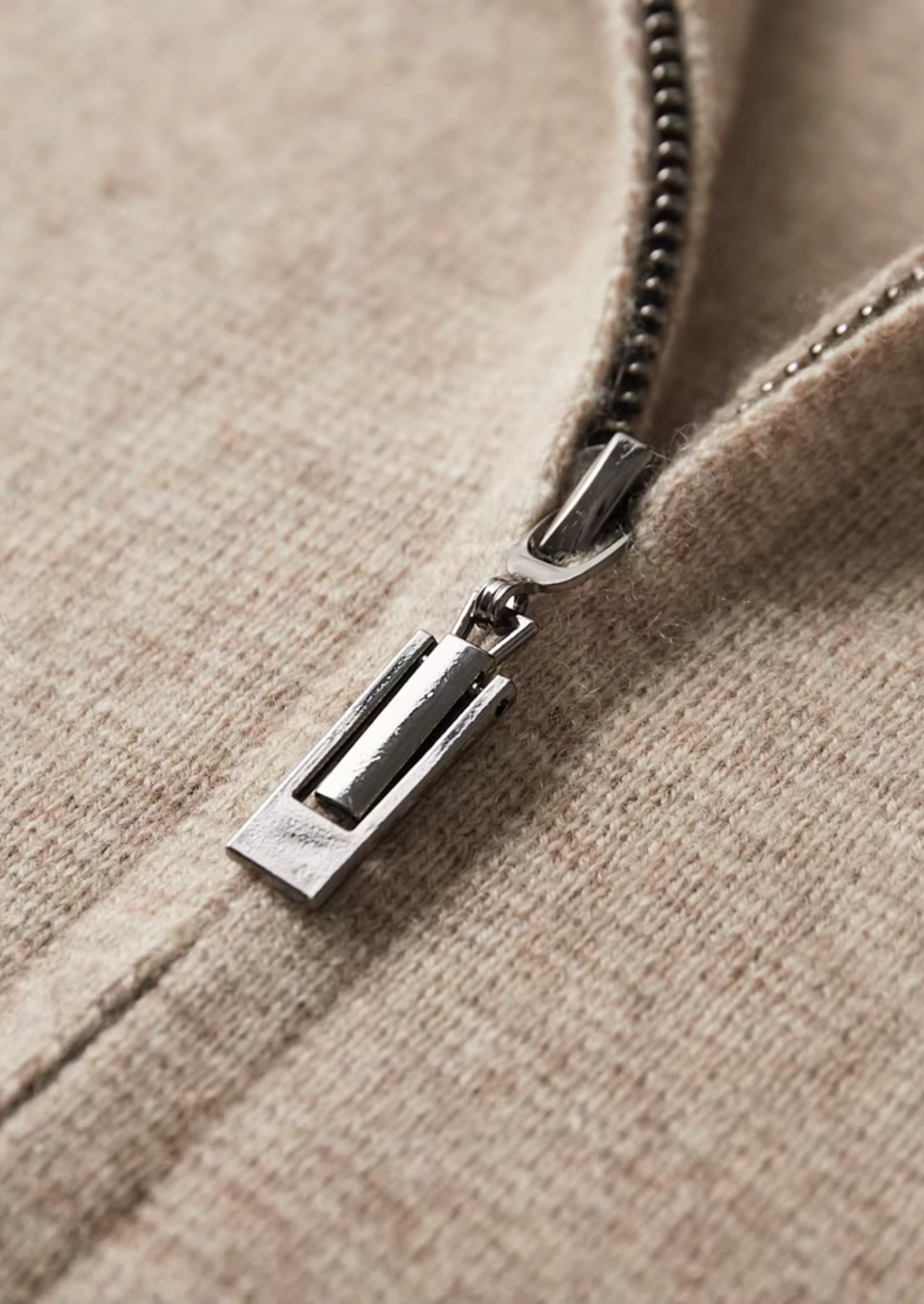 CARDIGAN POLO ZIP LAGO