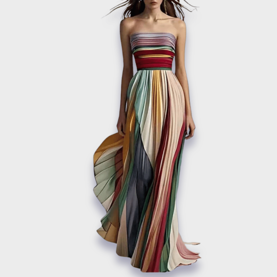 Marchmel | Robe longue plissée sans bretelles pour femme