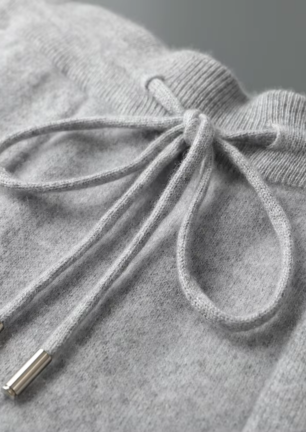 PANTALONI DA TEMPO LIBERO IN PREGIATO CASHMERE