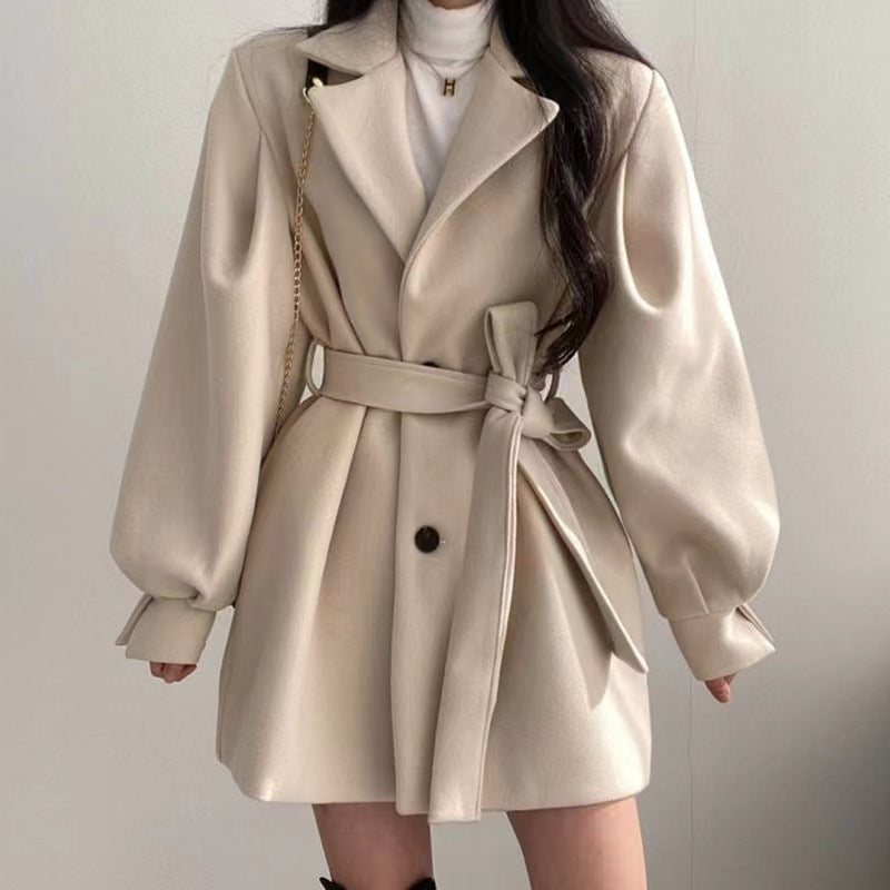 Manteau de style hepburn pour femmes
