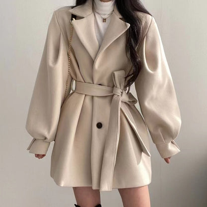 Manteau de style hepburn pour femmes