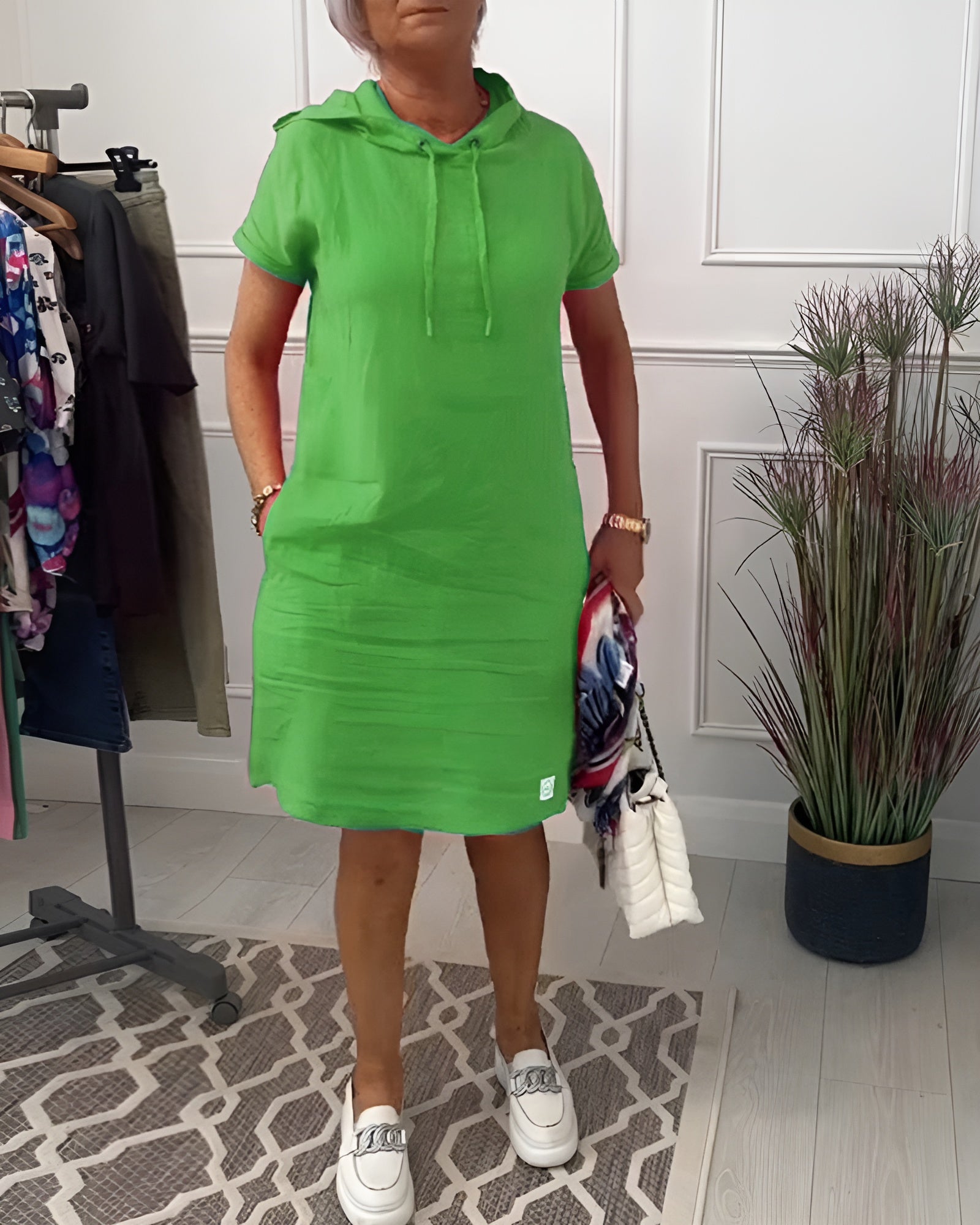 Marchmel | Donna Abito con Cappuccio Casual