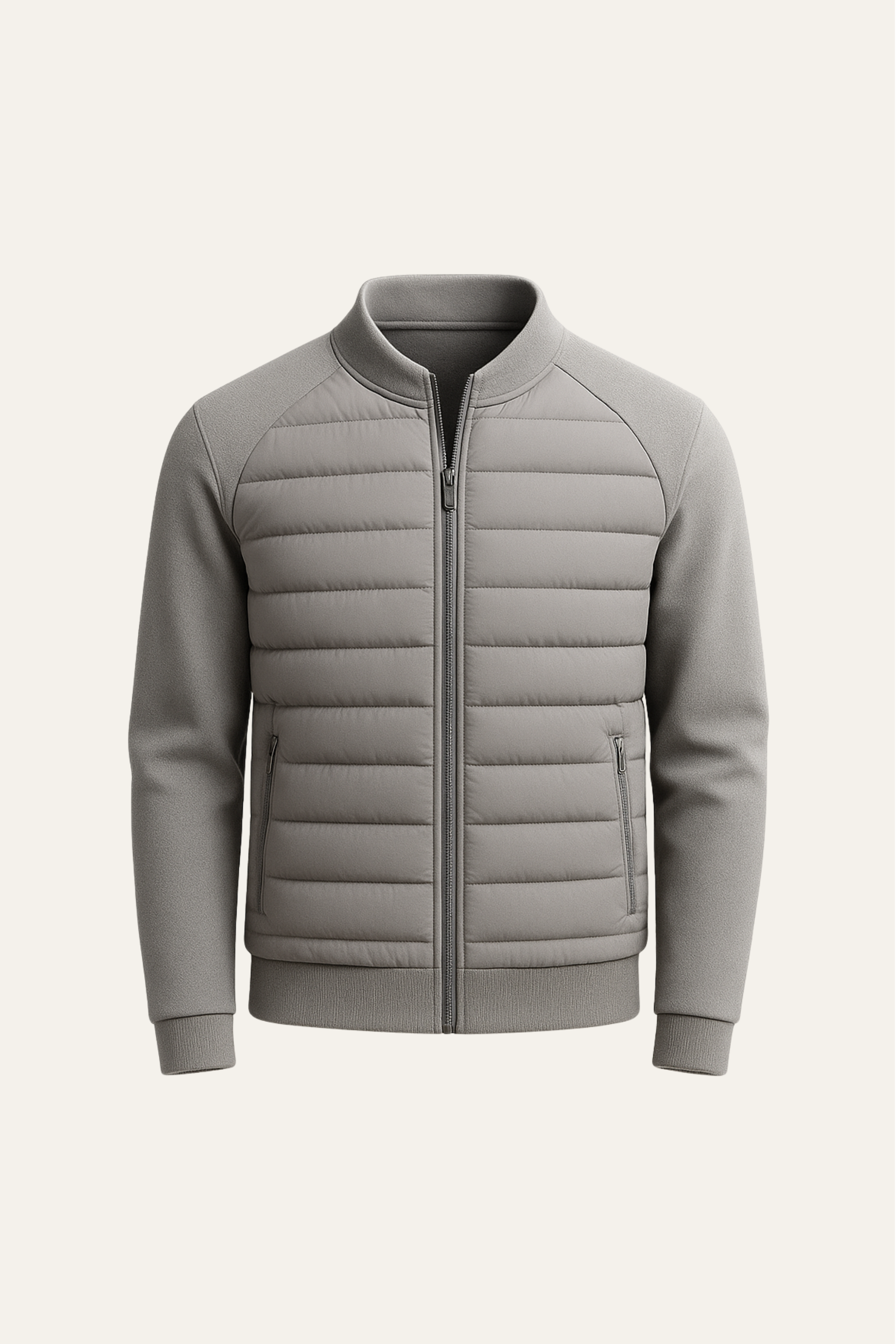 Veste Padded en Laine Bellori Grise