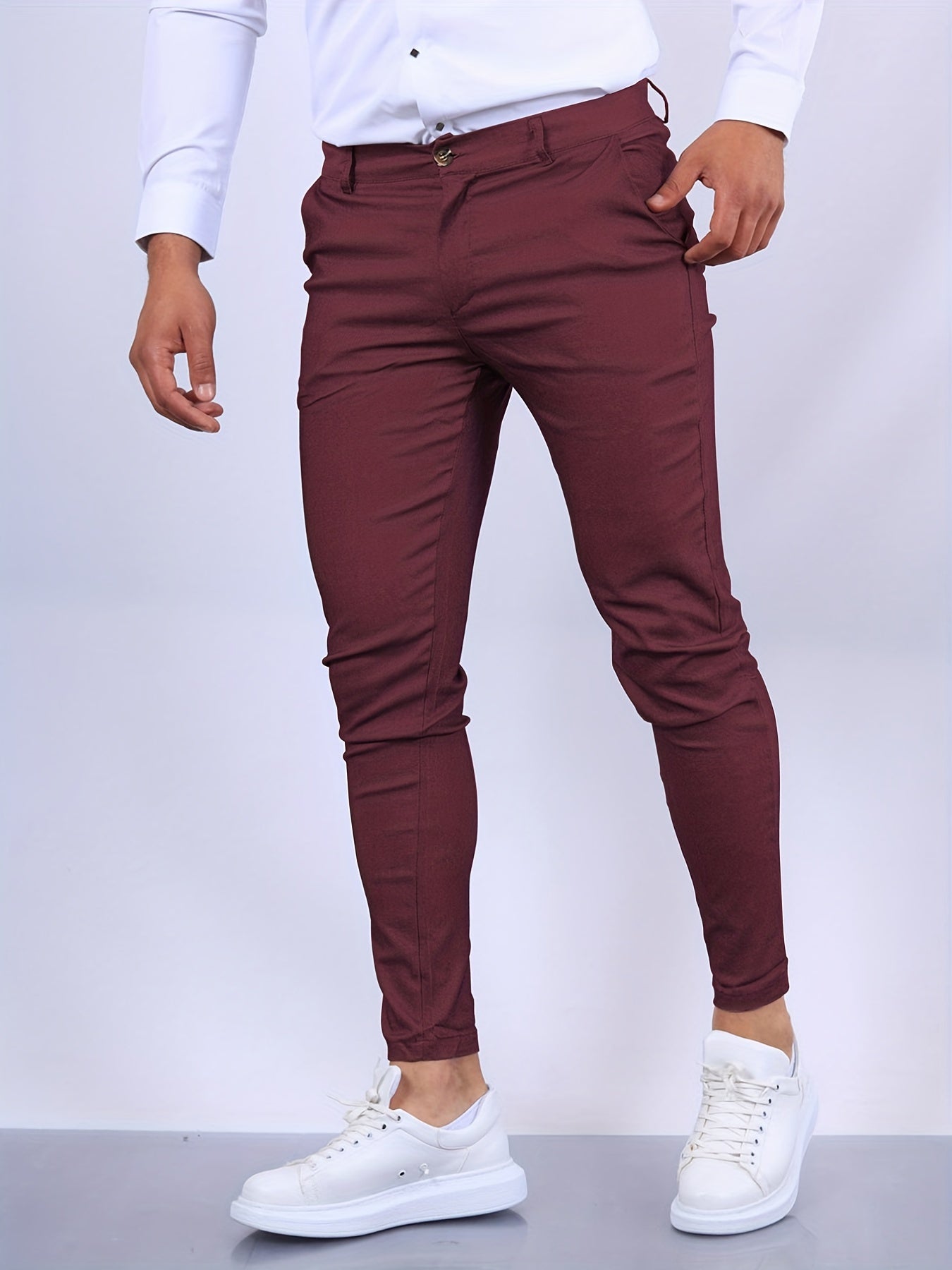 Marchmel | Uomo Pantalone Invernale Taglio Skinny Stretch Premium