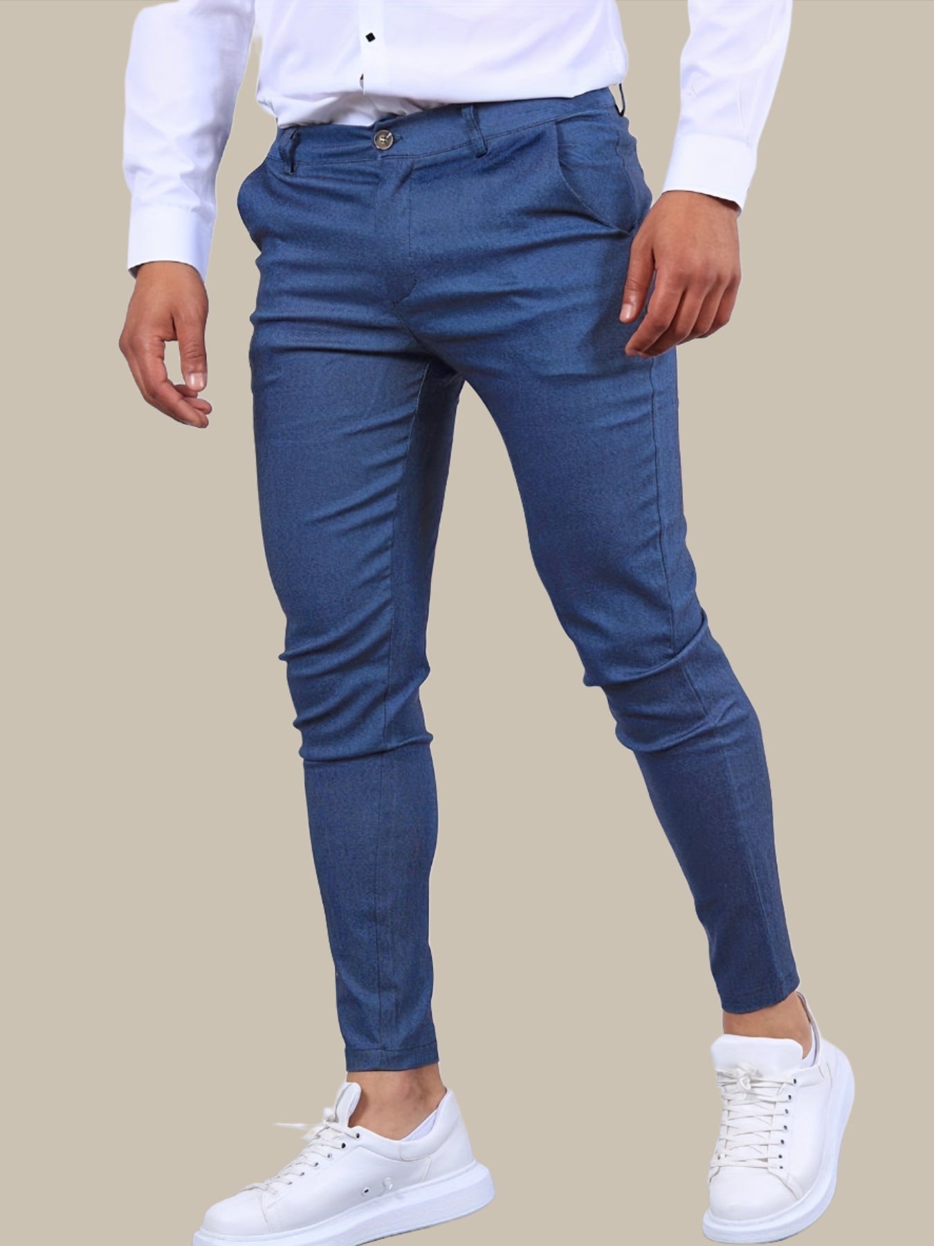 Marchmel | Uomo Pantalone Invernale Taglio Skinny Stretch Premium