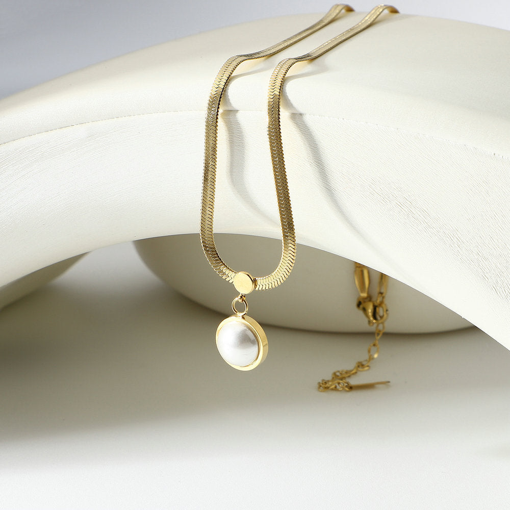 Collier de clavicule plaqué sous vide pour femmes