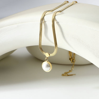 Collier de clavicule plaqué sous vide pour femmes