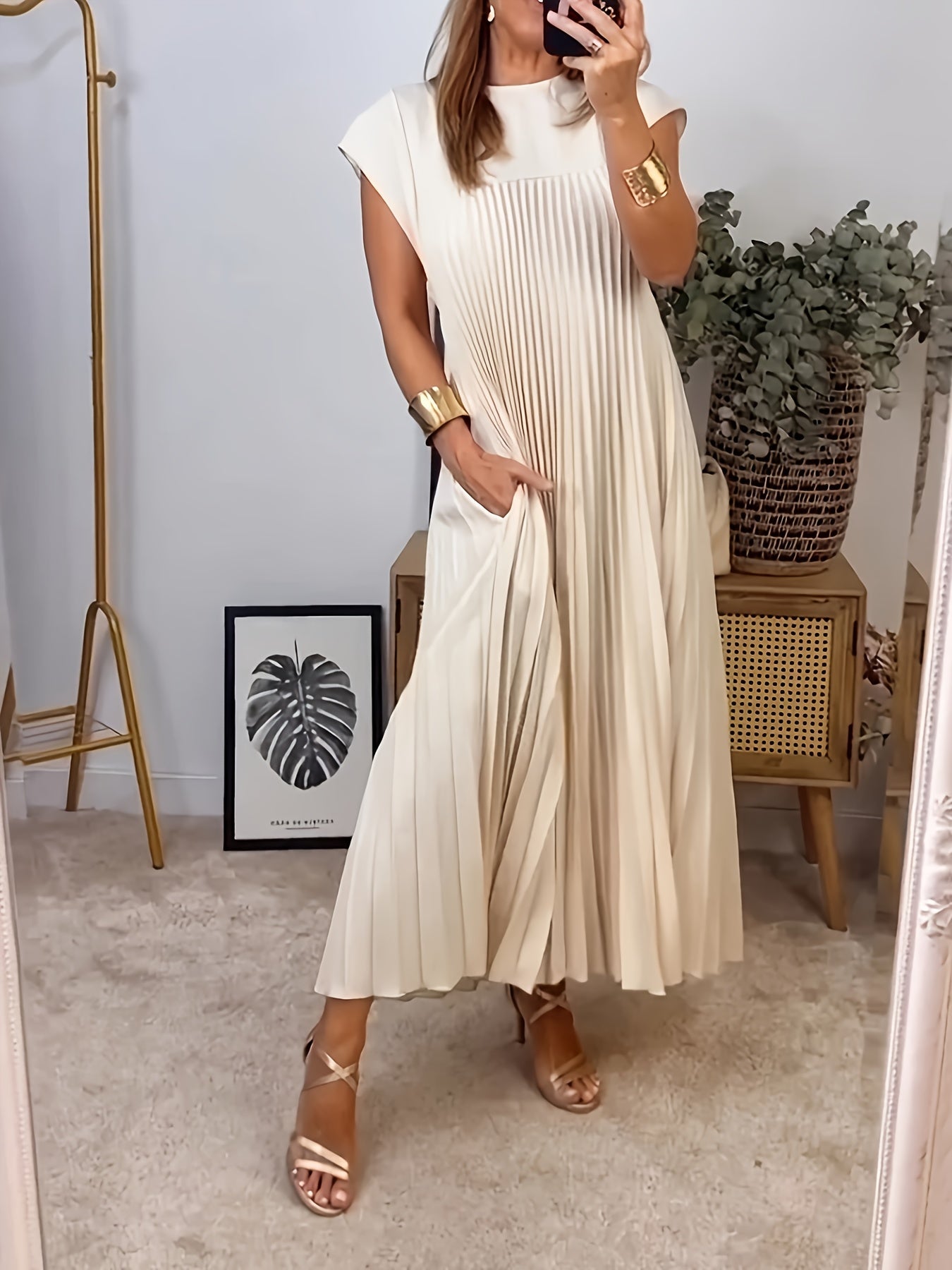 Marchmel | Femme Robe Plissée Fluide