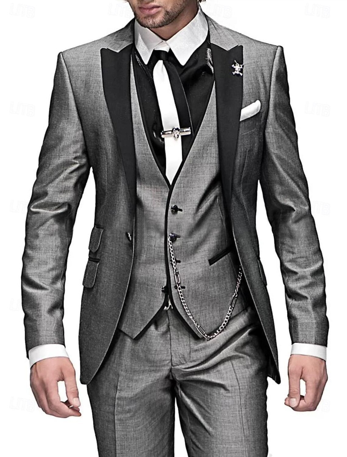 Marchmel | Costume homme 3 pièces revers marqué allure assurée