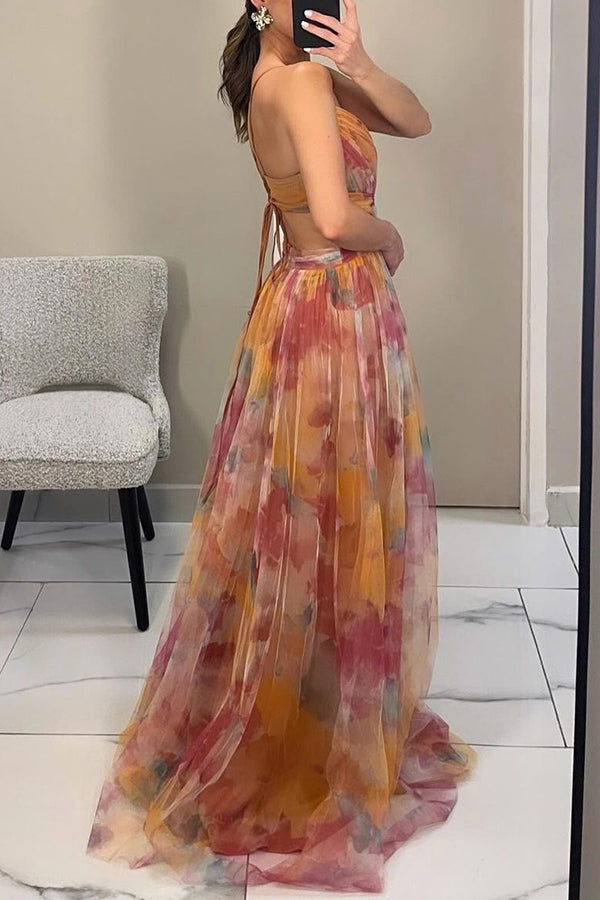 Marchmel | Robe longue florale élégante sans effort