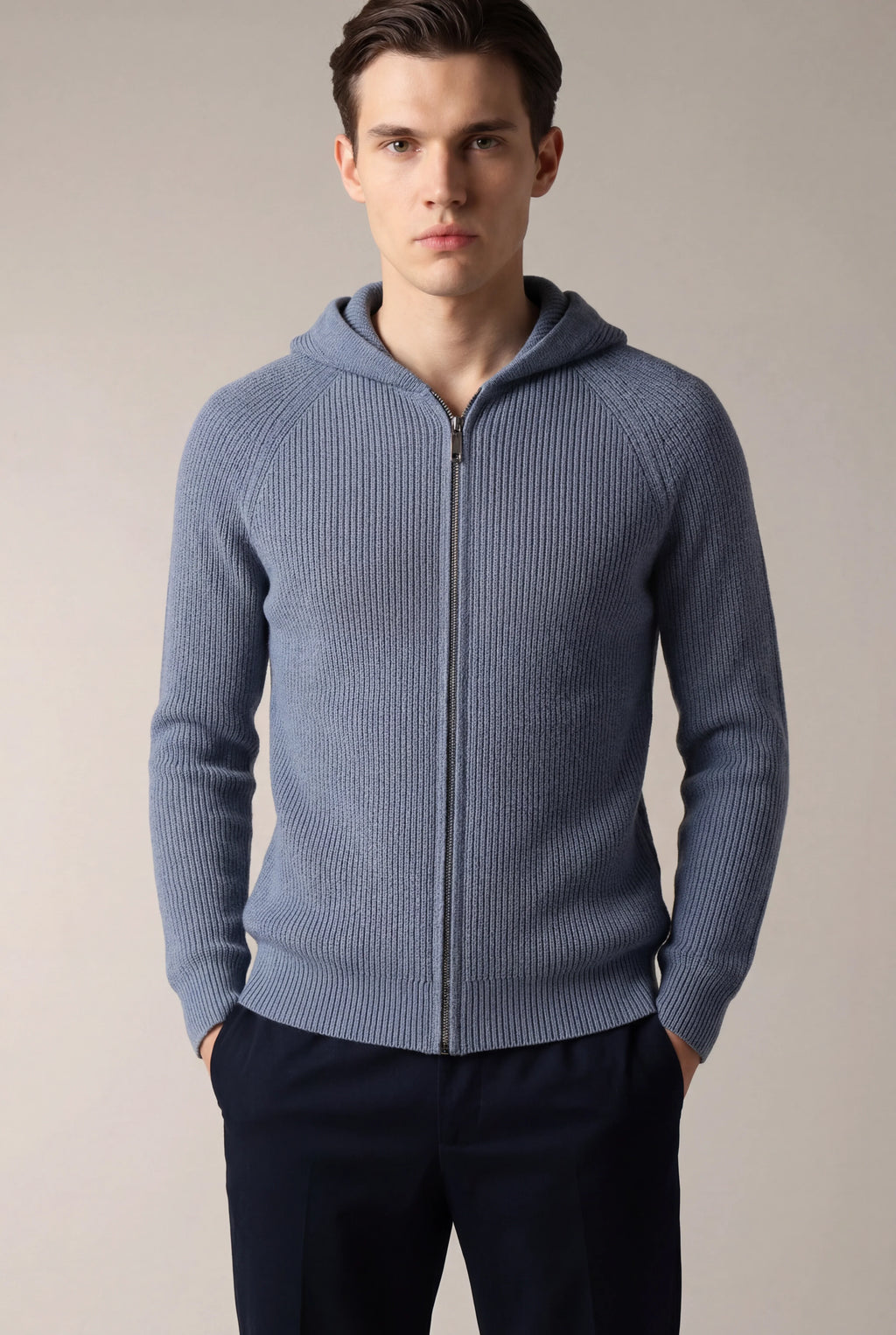 Siro Voyager Zip Up Bleu Clair