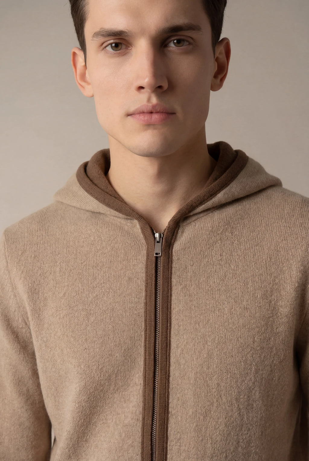 HOODIE CLASSIQUE SANTONI MARRON