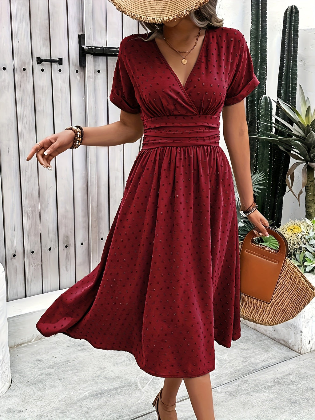 Marchmel | Femme Robe midi évasée douce