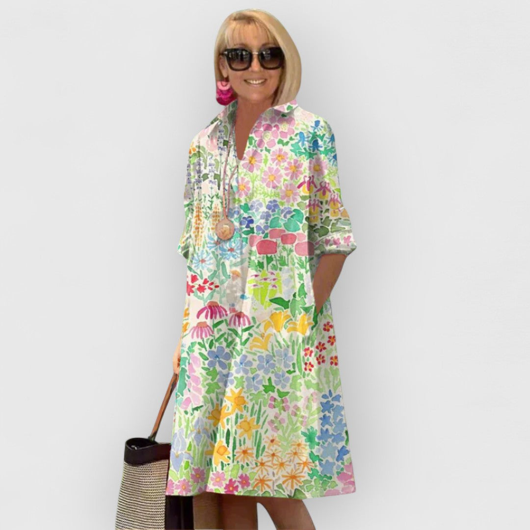 Marchmel | Femme Robe Fleurie Élégante